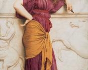 The Peacock Fan - 约翰·威廉·格维得